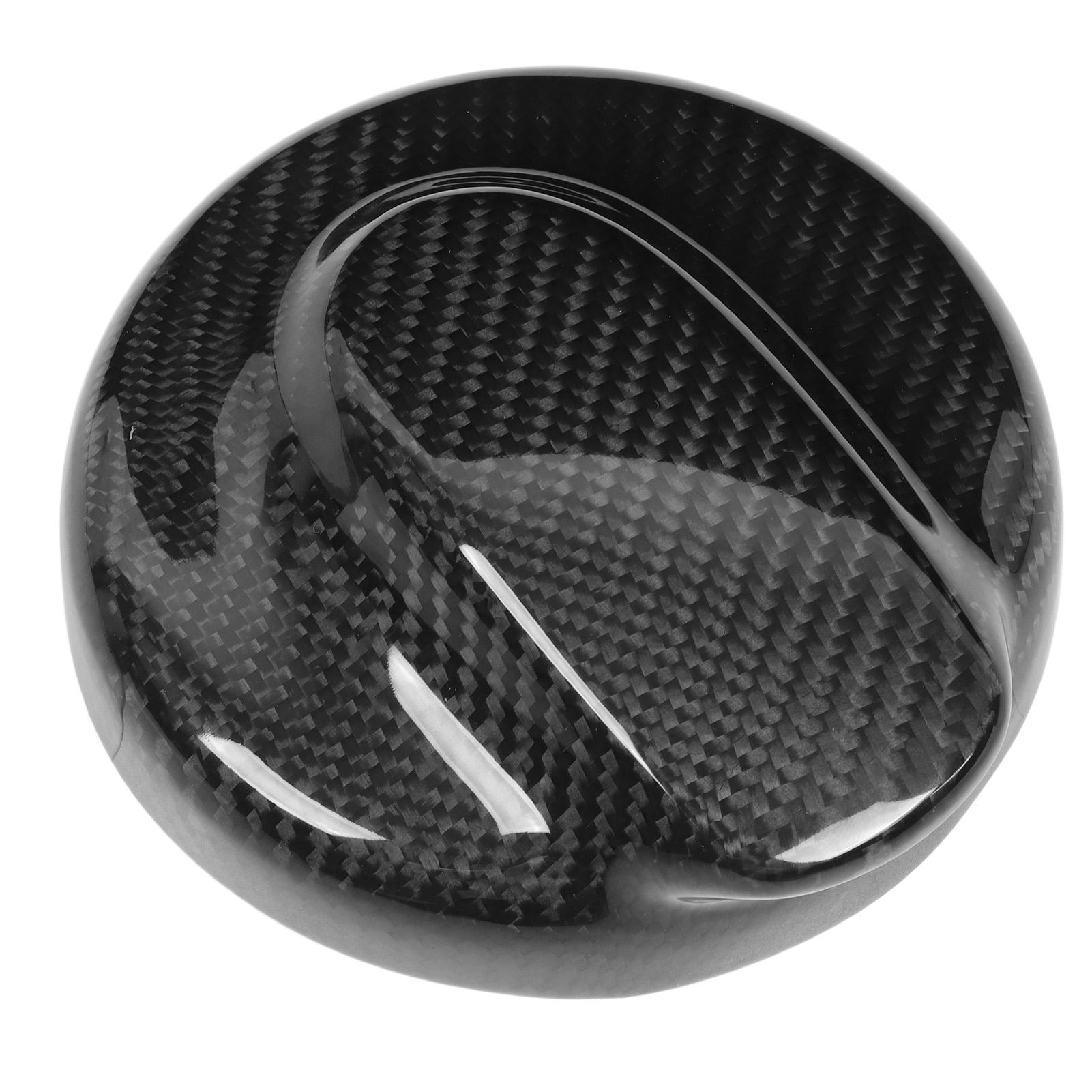 

Rear Carbon Fiber Car Gas Fuel Tank Cap Cover Lightweight Replacement for R55 Clubman Models 2009‑2014