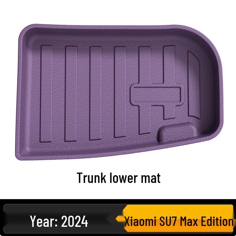 Eco-friendly, Odorless TPE Floor Mats for Xiaomi SU7: Original Car Color and Interior Match Xiaomi SU7