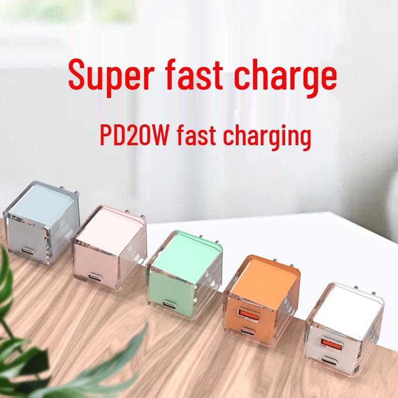 20W PD Fast Charger for iPhone 14 - 3C Certified Flash Charging Head