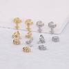 1pc Delicate Zircon Cute Clip Earrings for Women Female No Piercings Buckle Ear Cuff Fake Cartilage Ear Fashion Jewelry EF129
