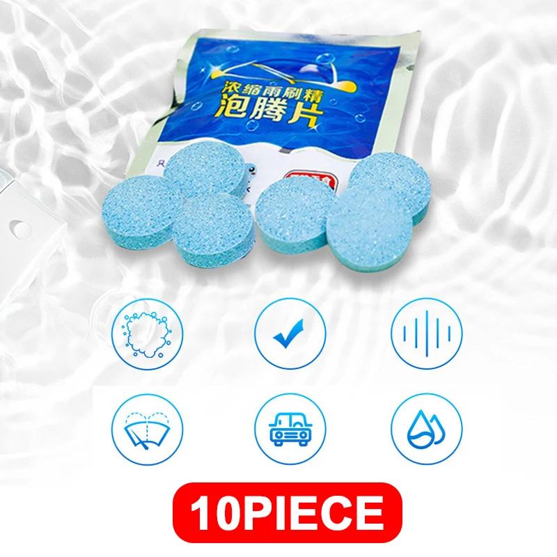 

60шт. Очиститель лобового стекла автомобиля, шипучие таблетки, твердый очиститель для стекла, универсальный спрей для автомобильных аксессуаров