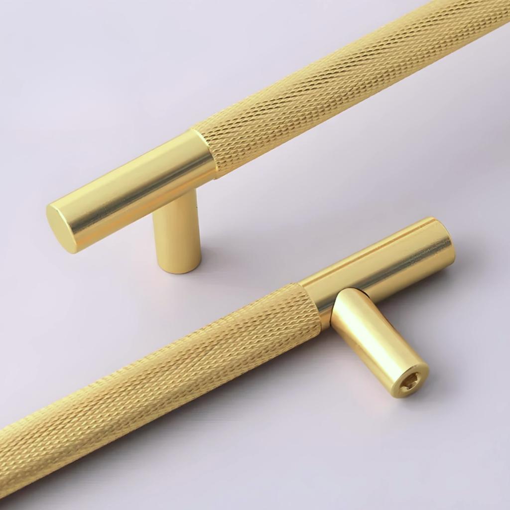 Furniture handle gold railing long elegant drawer retro brushed 128