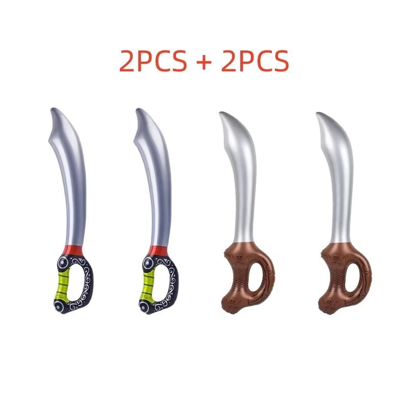 Halloween birthday toy sword swimming pool inflatable simulation knife role-playing stage prop funny inflatable pirate sword