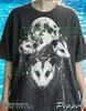 Drei Opossums Comfort Colors® T-Shirt, Vollmond-Tees, Wildtier-Natur-Pullover, Nachtaktives Tier Tanktop, Retro Beuteltier Kunst Geschenk