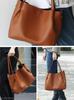VITAFELICE Tote Bag with Inner Women's 2-Way Bag, vsib-x1581p (Camel)