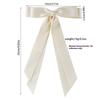 Fashionable Polyester-cotton Double-layer Bow Hairpin Duckbill Clip Sweet Hairpin Hair Ornament Headdress