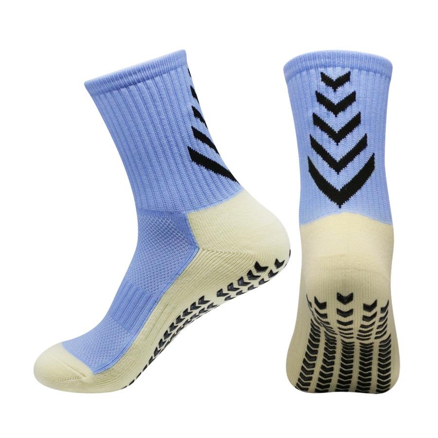 Silicone Anti Slip Football Socks Takraw Men Women Sport Basketball Grip Soccer Socks