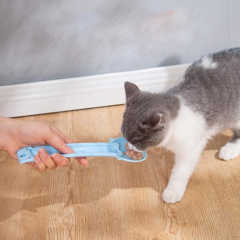 Cats Wet Treats Dispense Spoon Feeding Lickable Wet Treats Daily Use Cats Treat Squeeze Spoon Feeding Supplies
