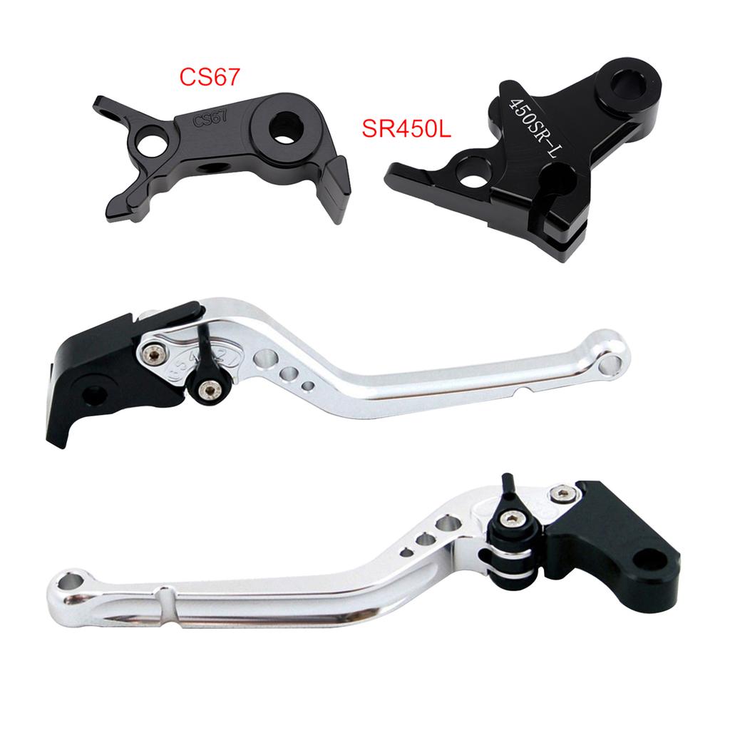Long Clutch Brake Lever fit for VOGE DS900X 900DSX 2024-2026 Silver