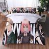 3D Print Anime Spy Family Anya Bedding Set 3D Printed Suitable for Bedroom Duvet Cover Set With Pillowcases Kids Home Textile
