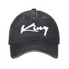King Printed Cotton Mesh Baseball Cap Washed Baseball Cap
