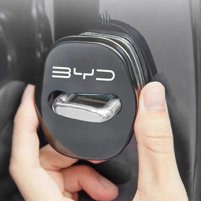 4 STuks Auto Styling Deurslot Beschermhoes Logo Roestvrij Staal Voor BYD Atto3 Han Tang Seal SealU Seal Dolphin E2