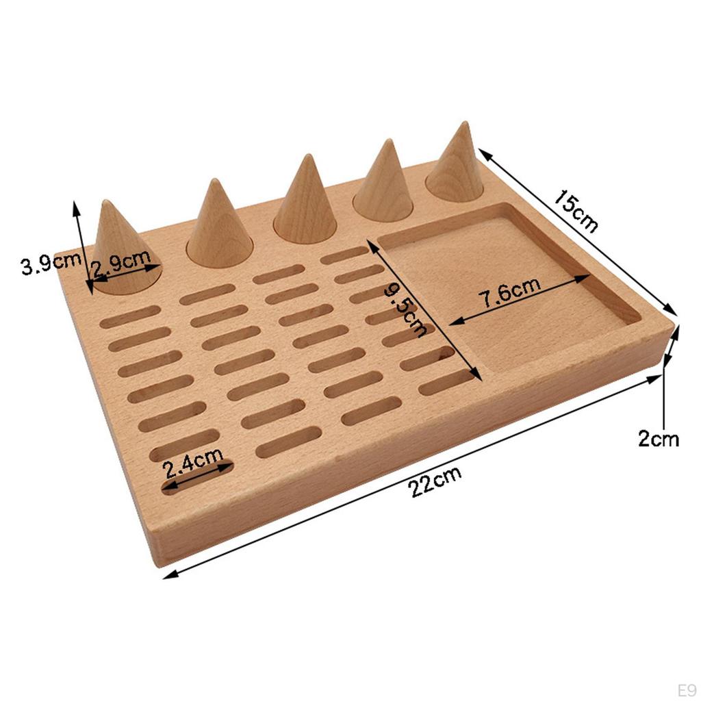 Display Holder Supplies Home Decor Cylinder Storage S Tray Rack Trays for Gifts Mom Wife Lover