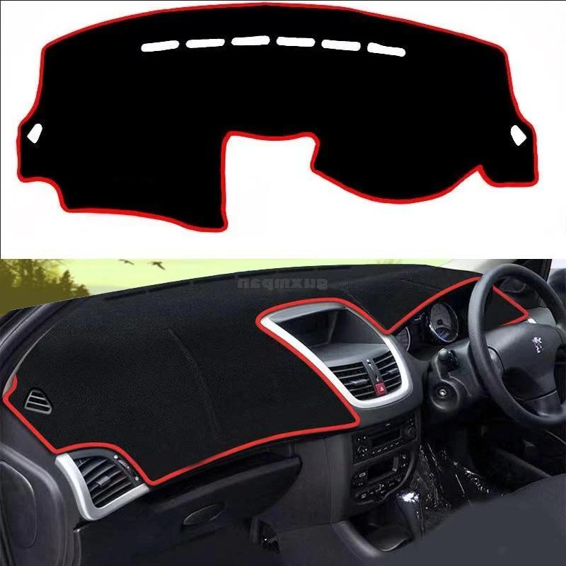 

Для Peugeot 207 Коврик на приборную панель Солнцезащитный коврик Защита ковра Аксессуары 2009 2010 2011 2012 2013 Polyester&Four Seasons