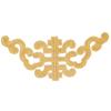 4pcs Iron On DIY Applique Patches Gold & Sliver Trimming Fabric Stickers  DIY Craft Decoration