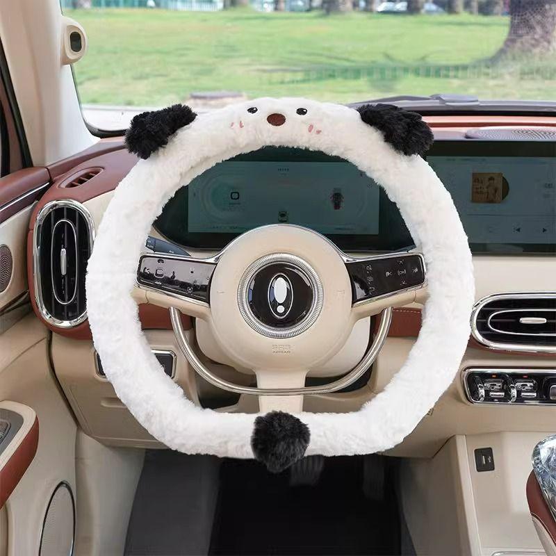 

General Motors Heated Plush Non-Slip Steering Wheel Cover for Women, Four Seasons Car Interior See details
