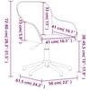 Dining Room Chairs 2 Pcs Swivel Burgundy Velvet