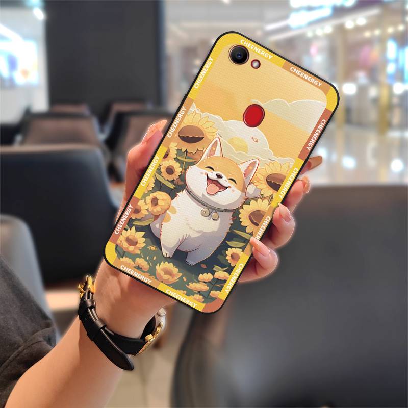 Anti-dust Cartoon Phone Case For OPPO F7 Graffiti Soft Case Silicone Protective Dirt-resistant Anti-knock Full Wrap TPU