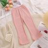 Girls' Summer Bell Bottoms: Stylish Princess-Style Casual Pants