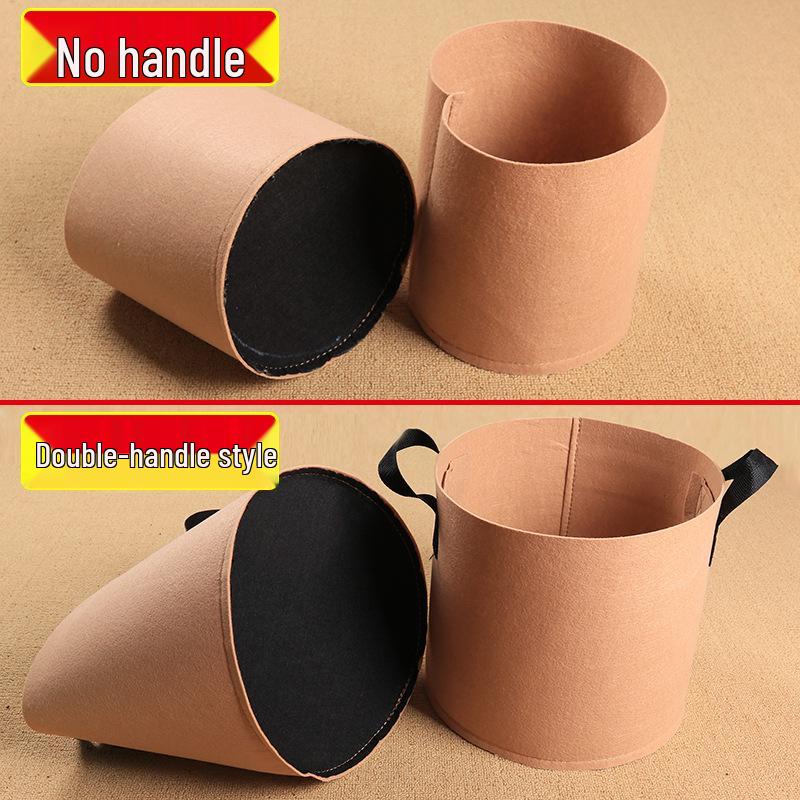 Cross-Border Thickened Non-Woven Grow Bag for Garden, Balcony & Rooftop Planting