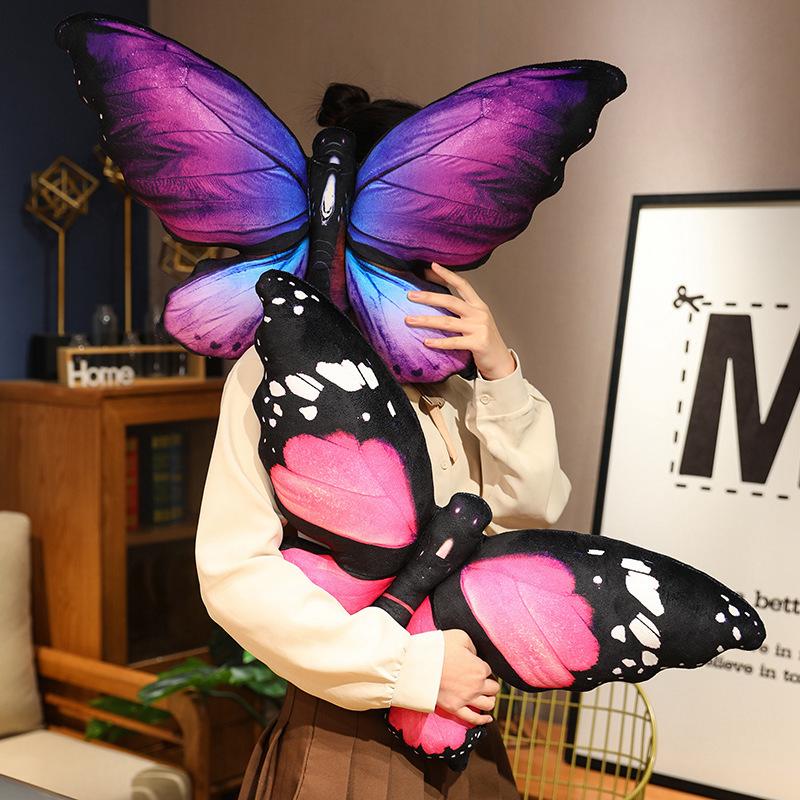 Simulation Butterfly Pillow Plush Toy Butterfly Doll Sofa Cushion