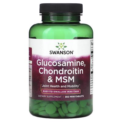 Glucosamin, Chondroitin & Msm, Mini-Tabletten 360 Tabletten