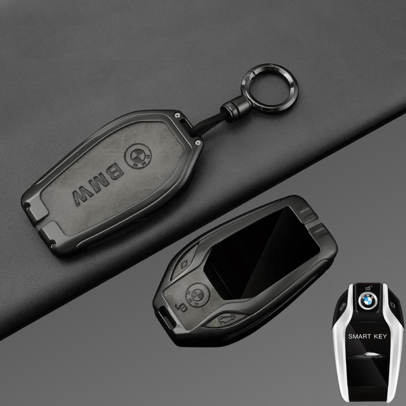 Car Key Case Cover Fob Protector Shell for BMW Display LED 5 7 series G11 G12 G30 G31 G32 i8 I12 I15 G01 X3 G02 X4 G05 X5 G07 X7 dnsh52