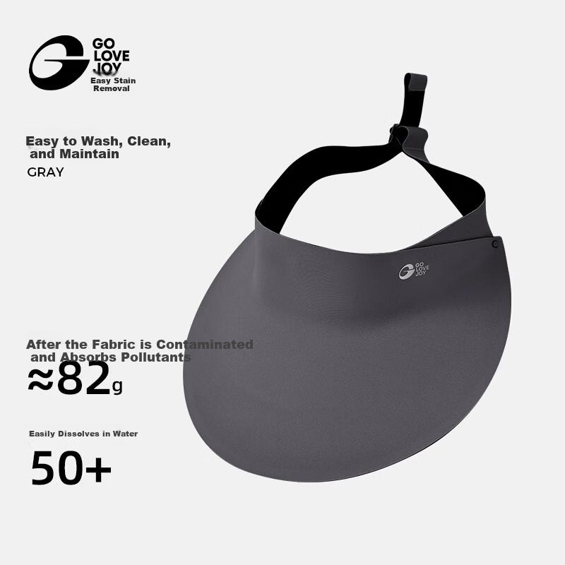 GOLOVEJOY Sun Protection Hat Open Top Summer Outdoor Sports Cycling Commuting Sunshade Wide Brim Foldable