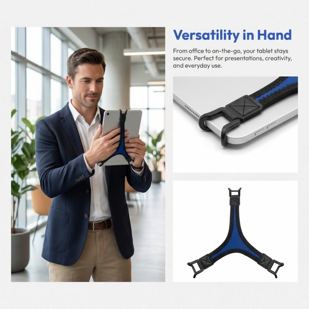 High-elastic Tablet Hand Strap Holder Portable Security Hand-Strap for 8-10Inch Tablets Universal