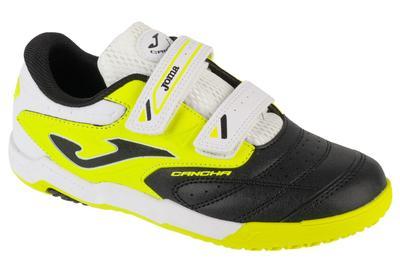 Cancha Jr. 25 CAJS IN, for Boy Black Indoor Football Trainers