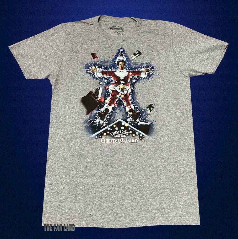 New Christmas Vacation Clark Griswold Chevy Chase Wreath Men s Vintage Unisex T-Shirt Graphic Tee XXXXL