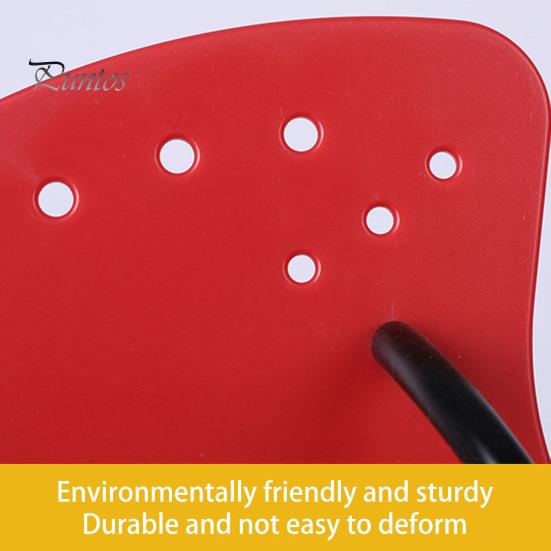 Porous Drainage Swim Fins 1 Pair Swimming Hand Paddle with Silicone Strap Holes Professional Kids Resistance Reducing Fin Adults Beginner Freestyle