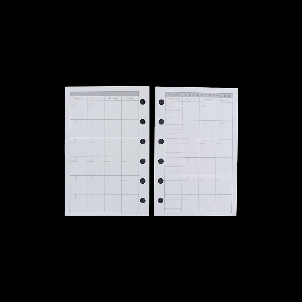 Notes Spiralny Wkład Papier Kropkowany Wkład Luźny Wewnętrzna Strona Notes Wkład do Segregatora Strona Wewnętrzna