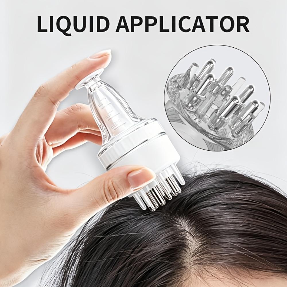 Anti-Frizz Hair Firming Applicator Multi-Function Massage Guide Liquid Comb Women