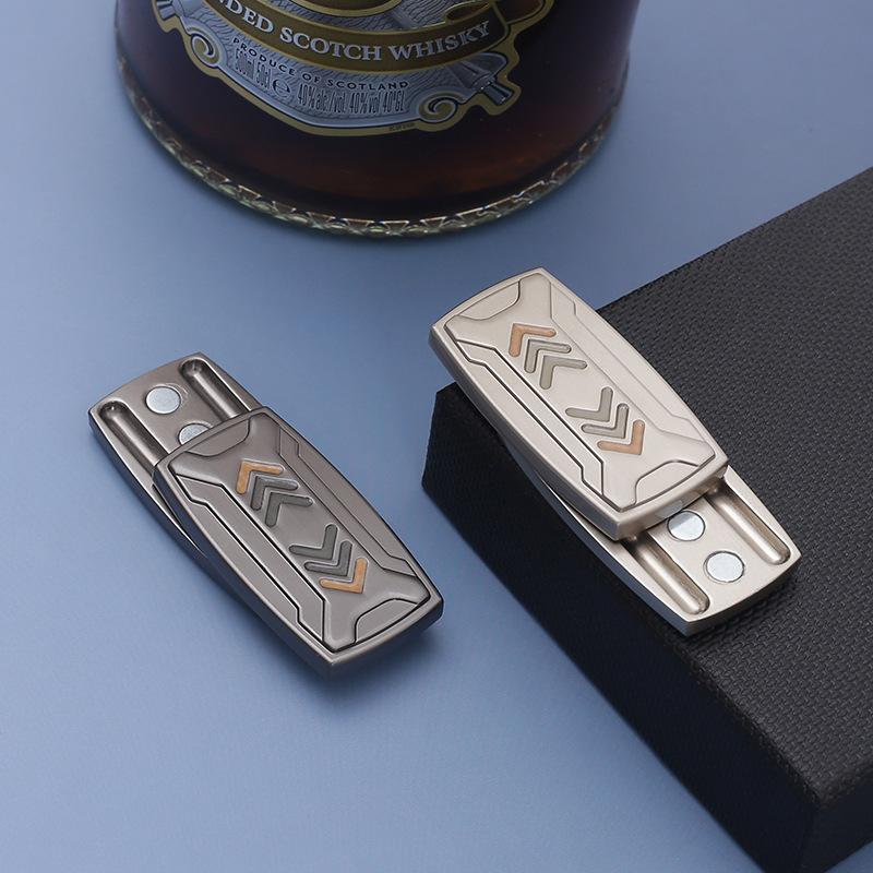 Novelty Luminous EDC Fidget Slider Creative Arrow Pattern Magnetic Push Haptic Slider Stress Relief Fidget Toys ADHD Toys