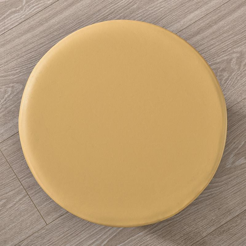 PU Waterproof Round Stool Cover Elastic All Inclusive Bar Rotating Chair Seat Cover Cashier Counter Stool Slipcover Home Hotel