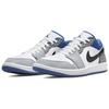 Sneakers Unisex Air Jordan 1 Low SE True Blue Bianco Nero Grigio Cemento DM1199-140