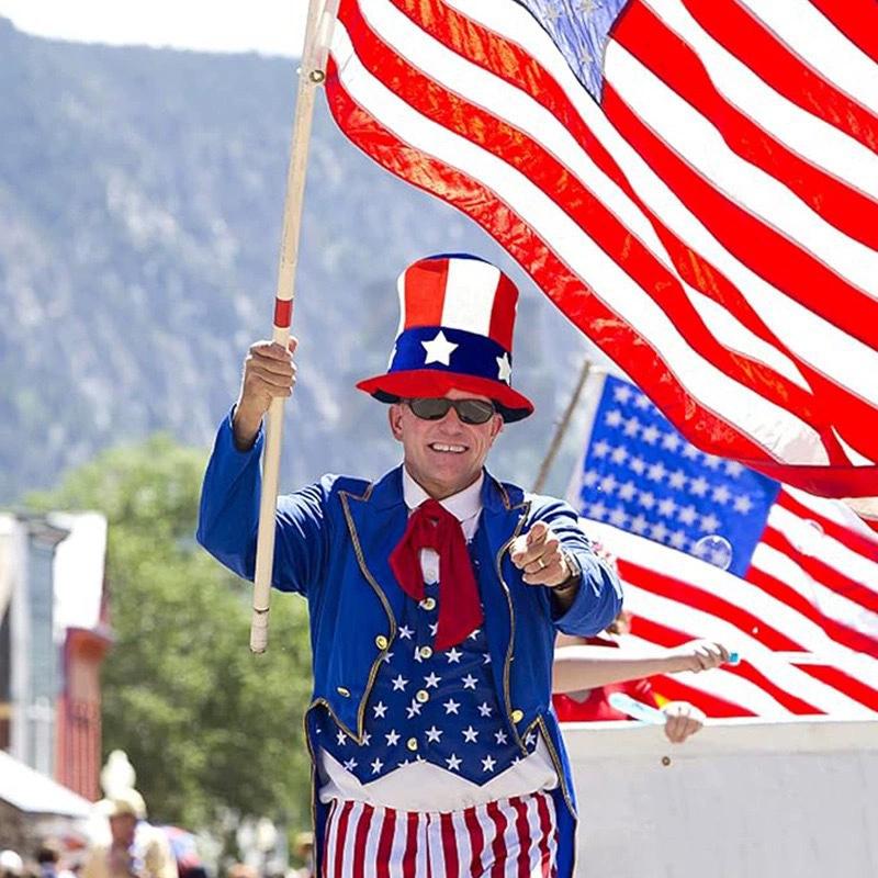 Uncle Sam Hat For 4Th Of July Independence Day Patriotic Party Supplies American Flag Day Memorial Day Halloween Accessories
