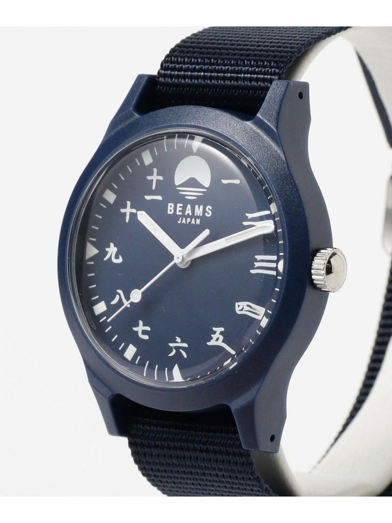 Beams Kanji Quartz Unisex Watch Black Dial Analog 32mm Round From Japan Holiday