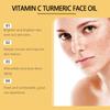 OUHOE Turmeric Vitamin C Oil Dark Spots Removal Freckle Whitening Moisturizing Tightening Brightening Glowing Skin Care Product