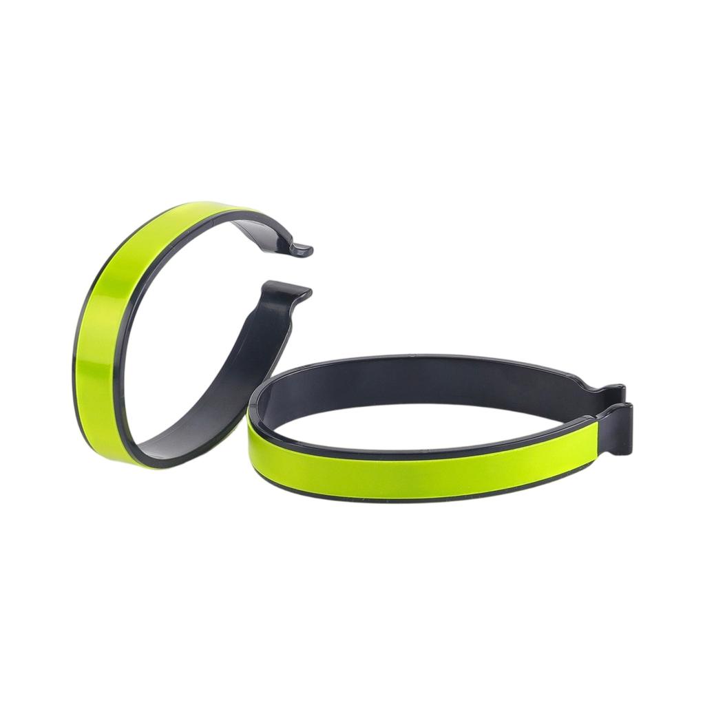 Reflective Pants Clips – Pair of Mountain Bike Clips with Reflective Stickers, Cycling Safety Accessories