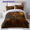 Cartoon Pattern Bedding Quilt Set Quilt Cover Pillowcase Home Decoration Birthday Gift (1 * Duvet Cover + 2 * Pillowcase, Without Core)
