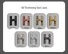 Punch-Free Slide Bolt Latch for Bathroom and Indoor Doors