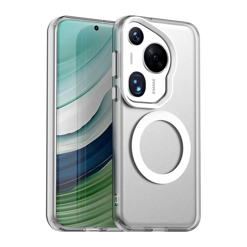 

Для Huawei Pura 70 Ultra Магнитная адсорбция Беспроводная зарядка Задняя крышка Чехол для Huawei Pura 70 Pro Plus Чехол для Huawei Pura 70 Ultra Huawei Pura 70 Pro+ белый