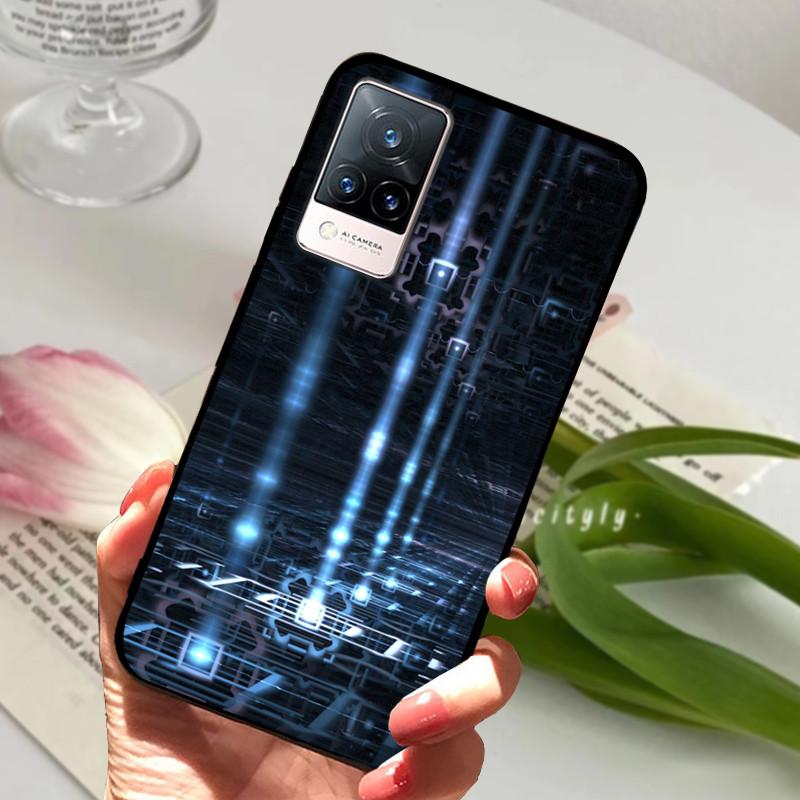 For vivo V21 5G 4G V21E Case Soft Silicone Phone TPU Coque Cover for Vivo V21E v21 V 21e 21 V2050 V2061 Protective Fundas Shell