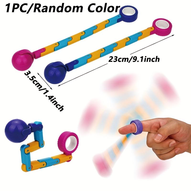 Rainbow Finger Spinner Stress Relief Toy, Learning & Relaxing, Great for Home & Classroom