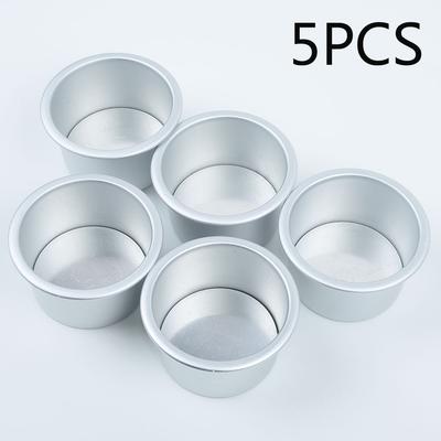 5Pcs Set of Nonstick Mini Cake Molds for Puddings and Small Cakes