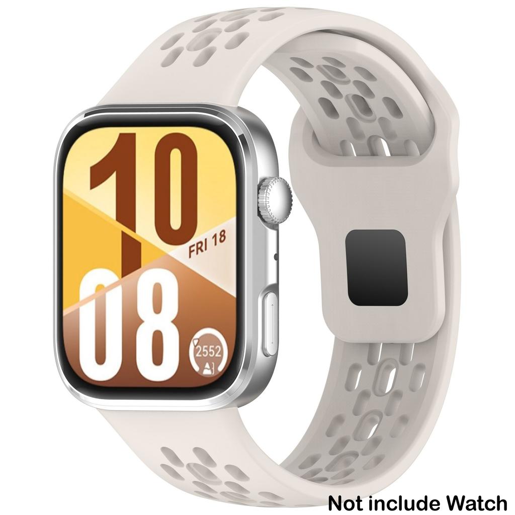 Atmungsaktives Silikonarmband für Huawei Watch Fit 4 Pro Sport-Armband Armband Gürtel für Huawei Watch Fit 4/Fit 3 Band Zubehör