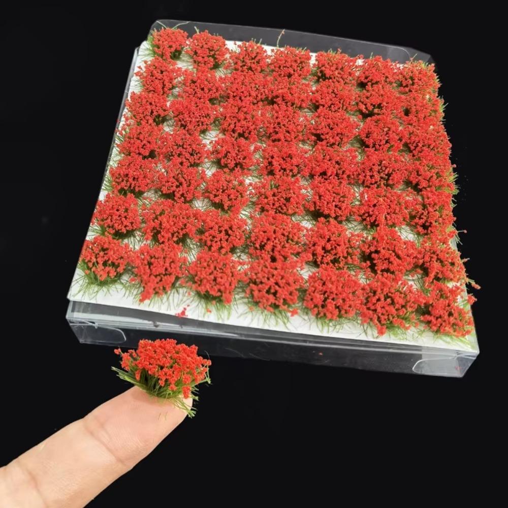 Railway Train Miniature Flower Cluster DIY Building Flower Grass Model  Micro Landscape