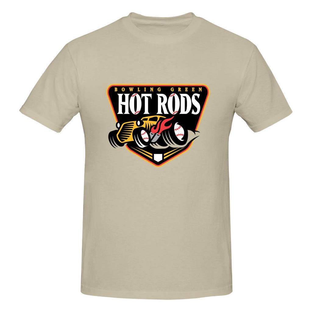 The Bowling Green Hot Rods 2 Home Tshirt Youthful Feeling Reinforced Collar Basic Tee